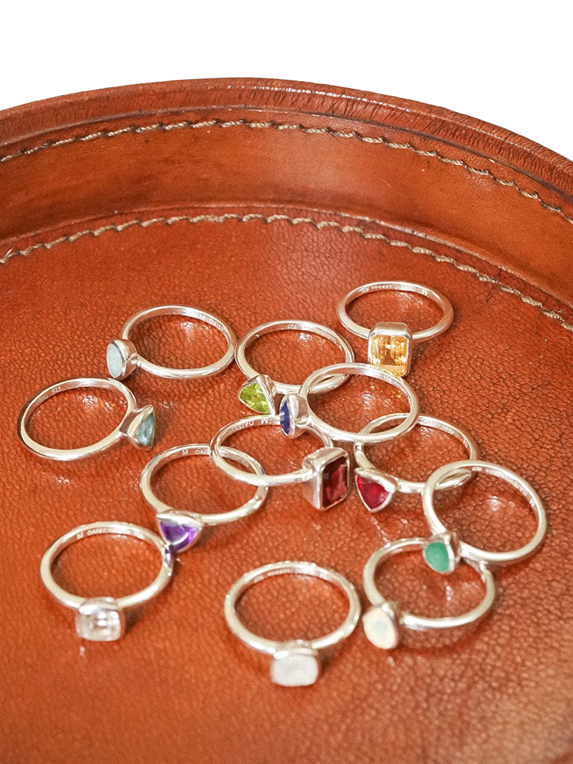 Product image 2 of 3, which shows Daisy London Aquamarine Birthstone Ring, Silver, J