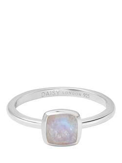 Daisy London Moonstone Birthstone Ring, Silver