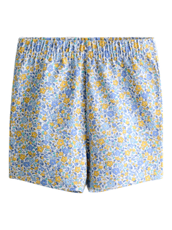 JoJo Maman Bébé Kids' Cycle Shorts, Pack of 2, Light Blue - view 2, Light Blue