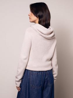 Celtic & Co. Collared Slouch Jumper - view 2, Swansdown