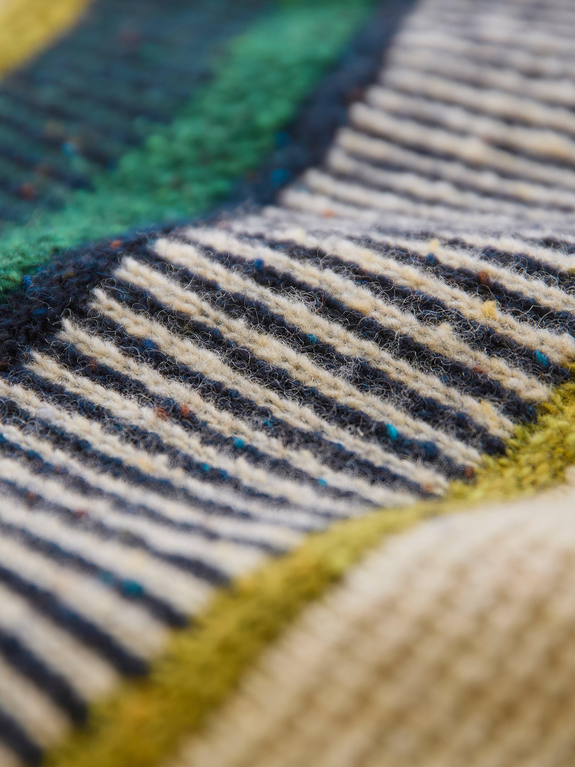 Product image 7 of 8, which shows Celtic & Co. Statement Pure Donegal Wool Jumper, Beige/Multi, XS