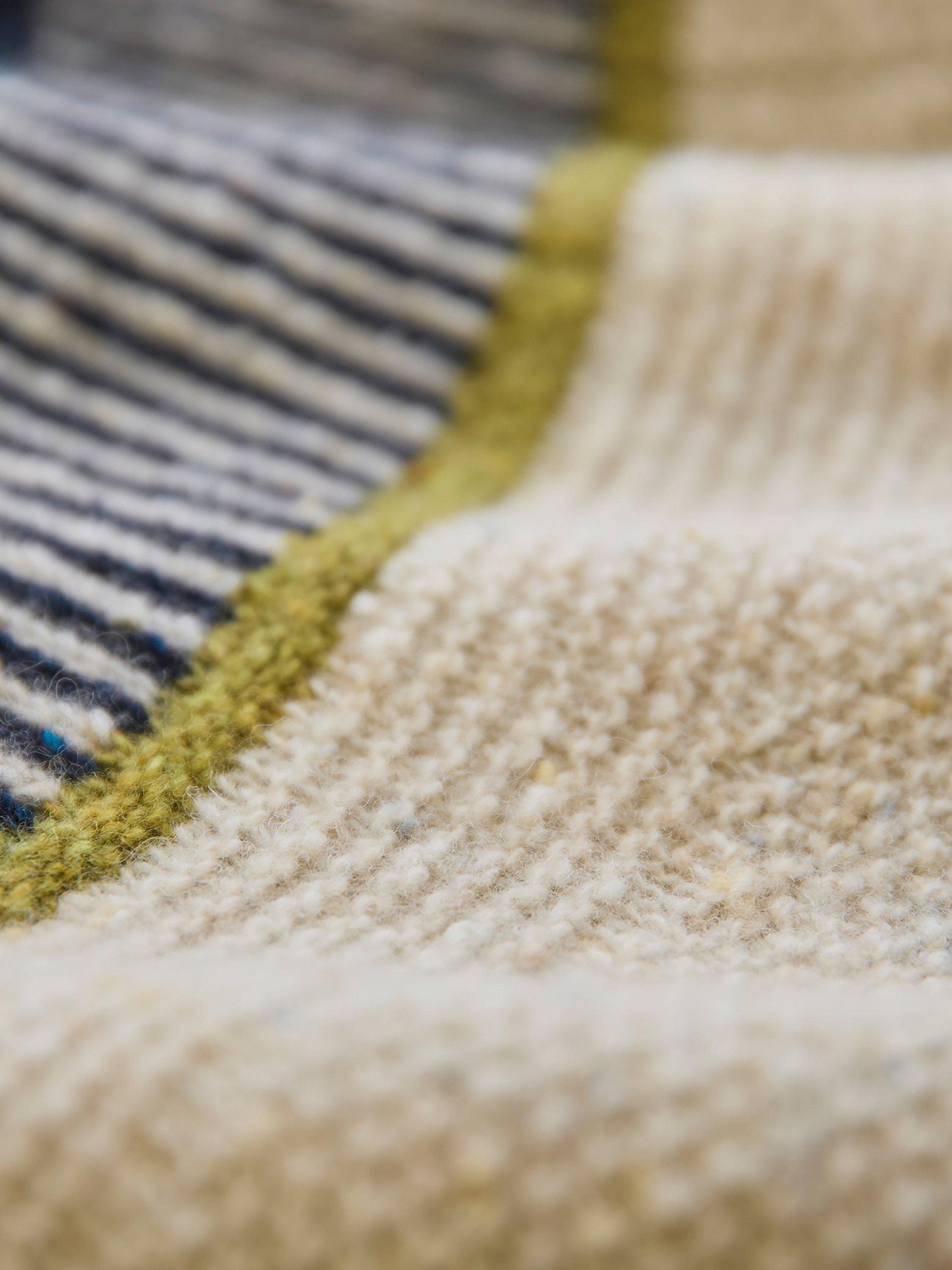 Product image 8 of 8, which shows Celtic & Co. Statement Pure Donegal Wool Jumper, Beige/Multi, XS