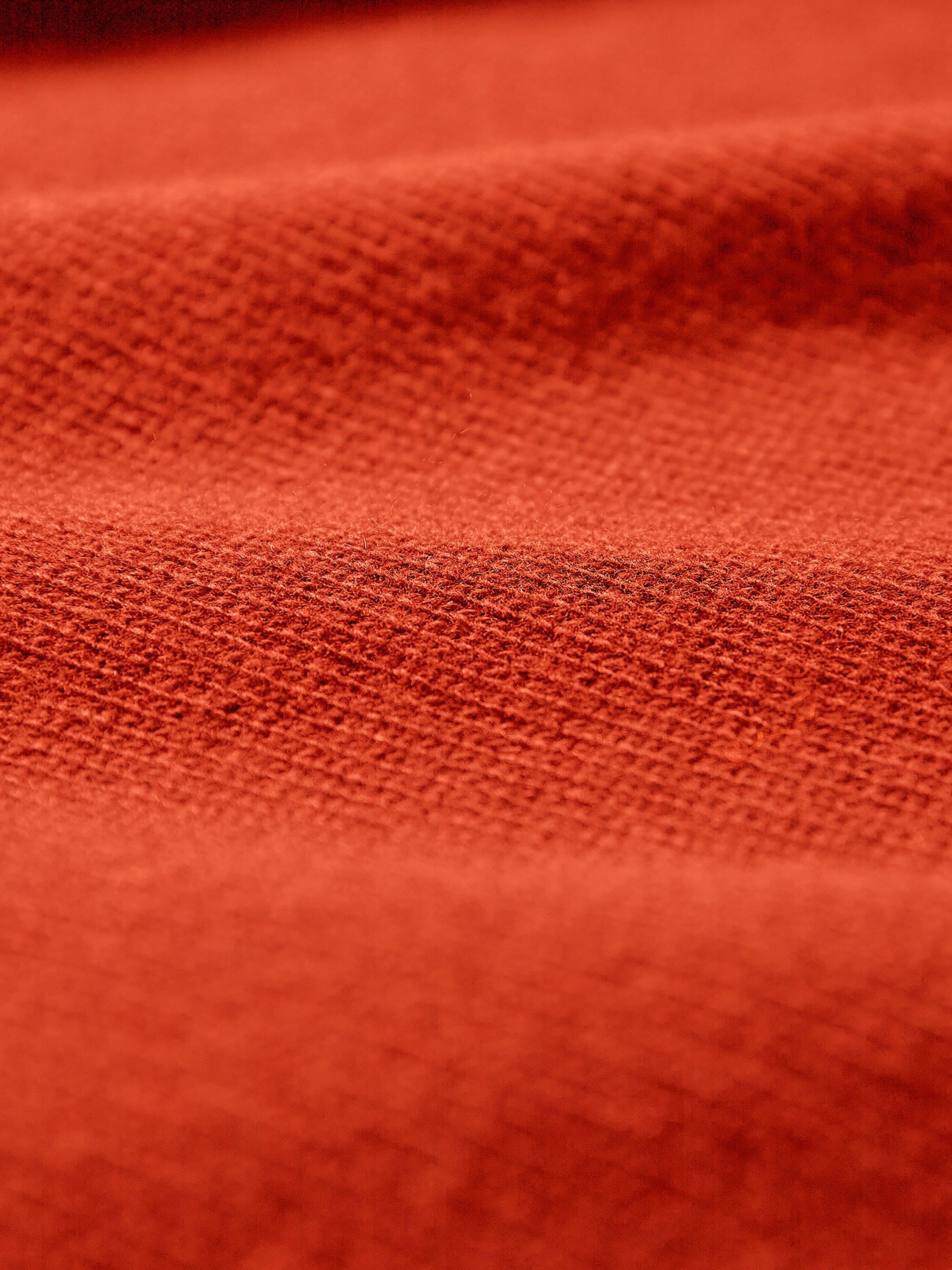 Product image 9 of 9, which shows Celtic & Co. Slouch Cowl Neck Pure Wool Jumper, Orange, XS