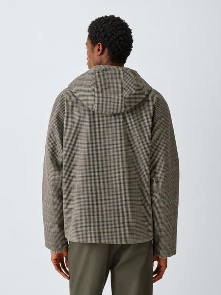 Kin Hooded Mac Jacket, Check - view 2, Check