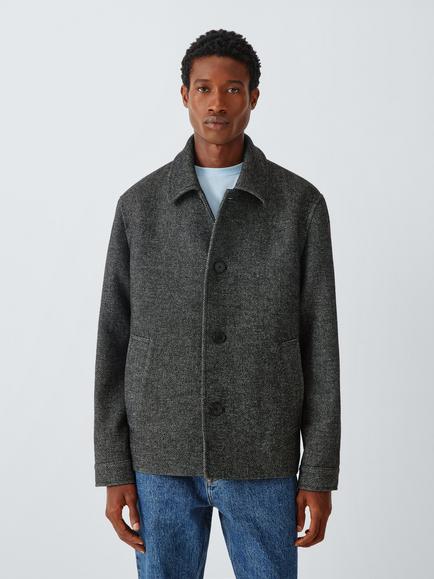 Kin Short Jacket, Grey Twill, Grey Twill
