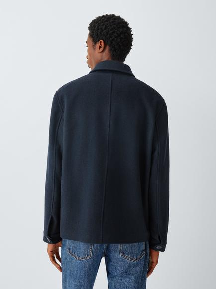 Kin Short Jacket, Navy - view 2, Navy