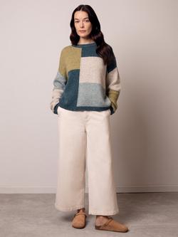 Celtic & Co. Colour Block Intarsia Jumper, Multi, Multi