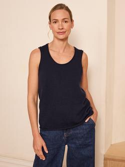 Celtic & Co. Knitted Tank Top, Navy, Navy