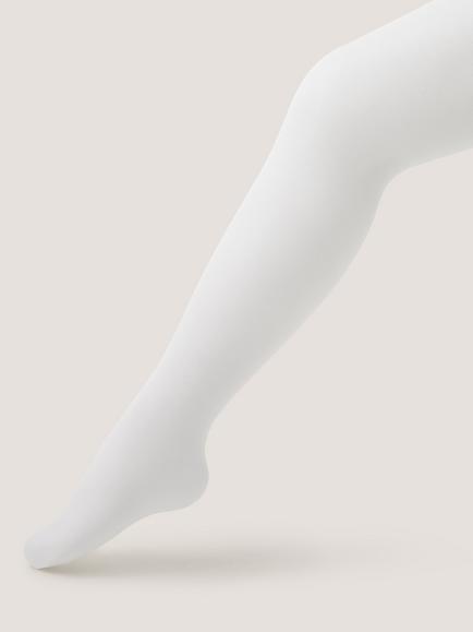 Monsoon Kids' Plain Sheer Tights, White, White