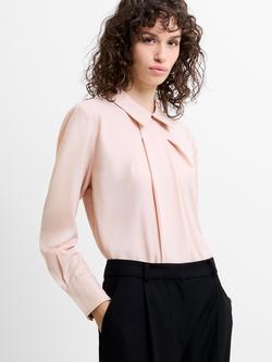 French Connection Mila Box Pleat Shirt, Powder Pink, Powder Pink