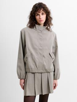 French Connection Shayla Check Jacket, Beige/Multi, Beige/Multi