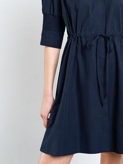 French Connection Cambria Cinched Waist Shirt Dress, Navy - view 2, Navy