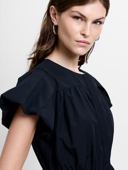 French Connection Era Flutter Sleeve Mini Dress, Black - view 2, Black