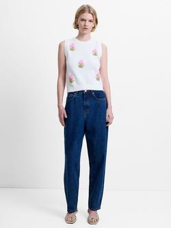 French Connection Dallas Mom Barrel Leg Jeans, Blue Indigo, Blue Indigo