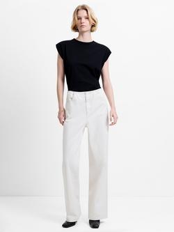 French Connection Dallas Straight Leg Jeans, Ecru