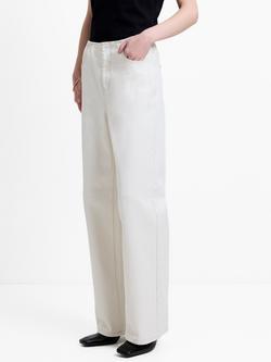 French Connection Dallas Straight Leg Jeans - view 2, Ecru