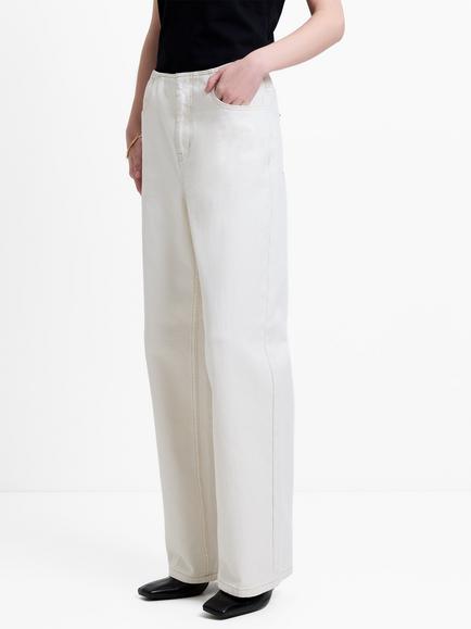 French Connection Dallas Straight Leg Jeans - view 2, Ecru