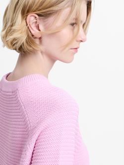 French Connection Lily Mozart Textured Knit Top - view 2, Light Pink