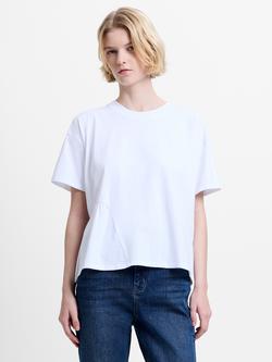 French Connection Rallie Asymmetric T-Shirt, White