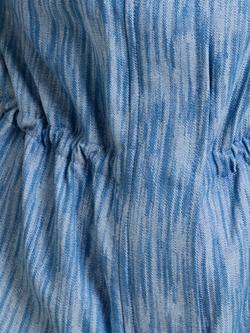 French Connection Bessie Denim Waistcoat, Mid Blue - view 2, Mid Blue