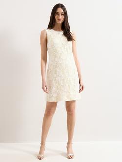 Phase Eight Bryony Sleeveless Lace Mini Dress, Ivory, Ivory