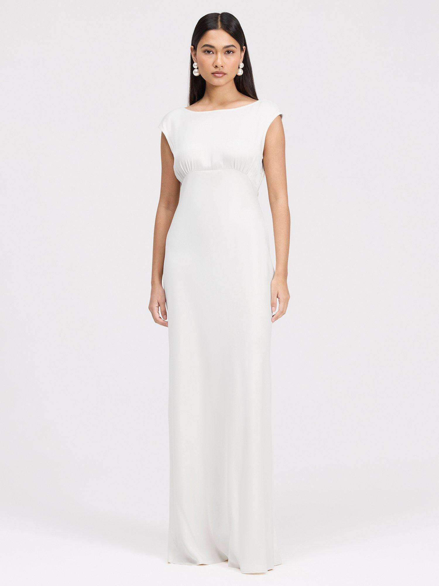sachin and babi light blue dress Flowy Empire Waist Maxi Dress For Garden Party