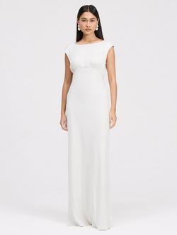 Ghost Octavia Empire Waist Maxi Dress, Ivory