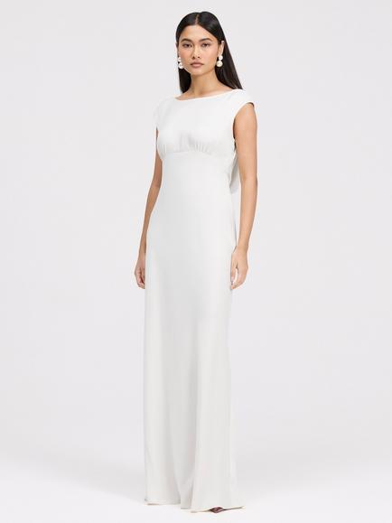 Ghost Octavia Empire Waist Maxi Dress - view 2, Ivory
