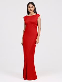 Ghost Octavia Empire Waist Maxi Dress, Red
