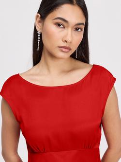 Ghost Octavia Empire Waist Maxi Dress - view 2, Red