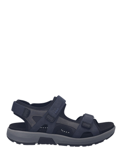 Josef Seibel Emeric 06 Leather Walking Sandals, Dunkelblau