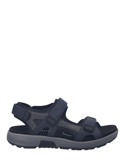 Josef Seibel Emeric 06 Leather Walking Sandals, Dunkelblau