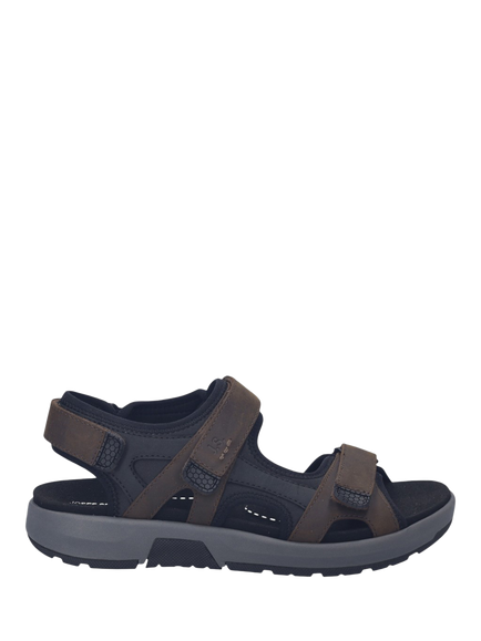 Josef Seibel Emeric 06 Leather Walking Sandals, Espresso