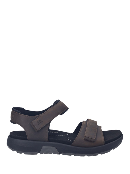 Josef Seibel Emeric 10 Leather Walking Sandals, Espresso, Espresso
