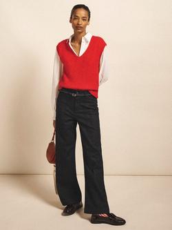 NRBY Rosie Knit Tank Top, Red - view 2, Red