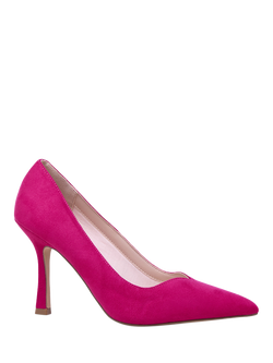 Paradox London Raina High Heel Court Shoes, Fuchsia - view 2, Fuchsia