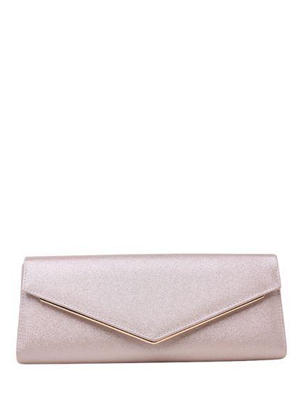 Paradox London Diantha Clutch Bag, Blush, Blush