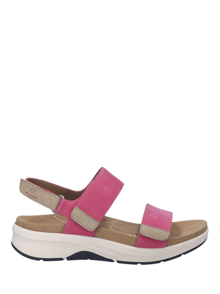 Josef Seibel Estelle 04 Leather Sandals, Magenta Pink
