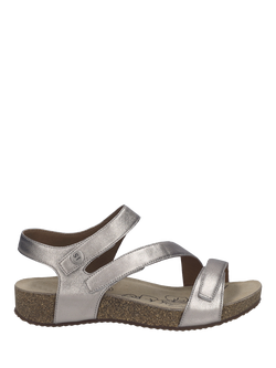 Josef Seibel Tonga 25 Leather Triple Strap Sandals, Champagne, Champagne