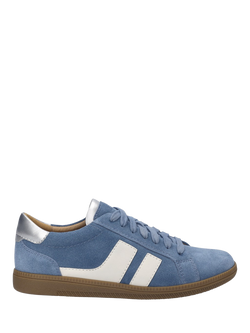 Josef Seibel Joleen 04 Nubuck Lace Up Trainers, Slate Blue, Slate Blue