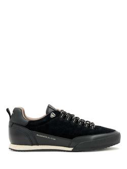 AllSaints Harri Leather Trainers, Black