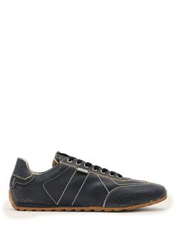 AllSaints Liam Low Top Trainers, Washed Black, Washed Black