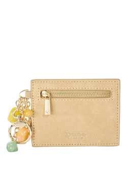 Dune London Klub Zip Up Coin Purse, Taupe, Taupe