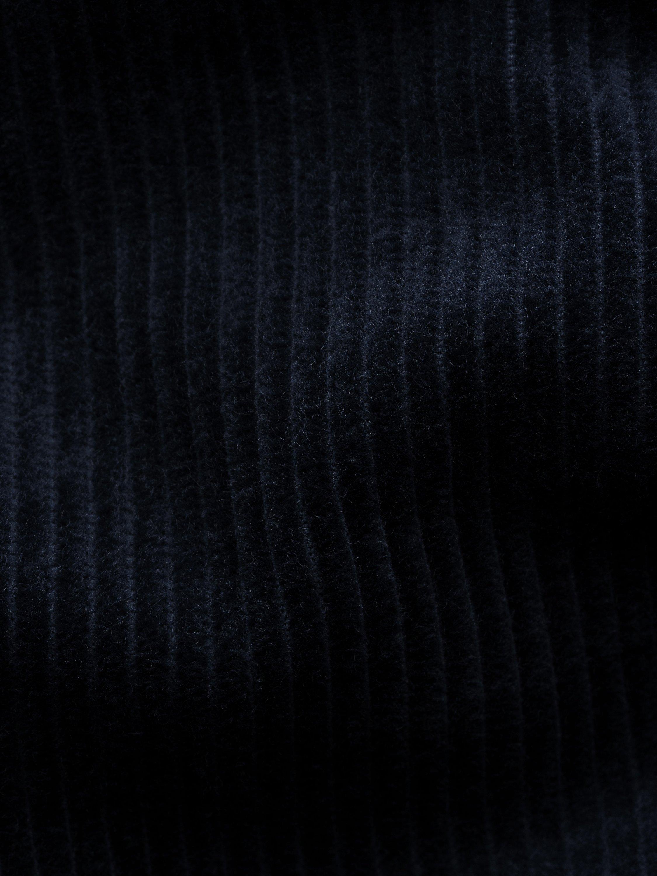 Product image 3 of 3, which shows Eton Wool Cashmere Blend Herringbone Chore Jacket, Navy Blue, S