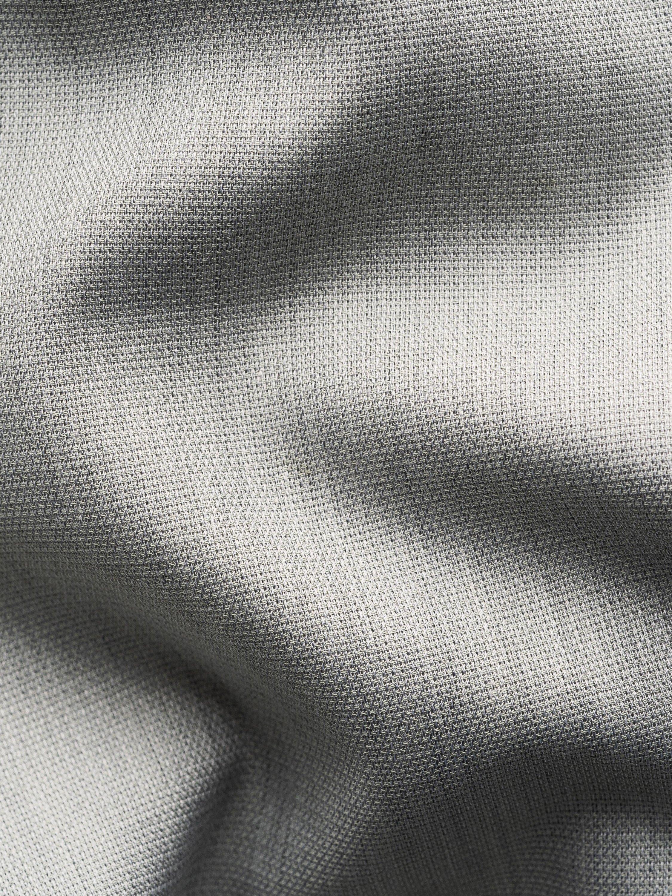 Product image 7 of 8, which shows Eton Cotton Regular Fit Diagonal Textured Shirt, Green, 15