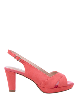 Paradox London Louise Platform Sandals, Coral, Coral