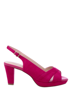 Paradox London Louise Platform Sandals, Fuchsia, Fuchsia
