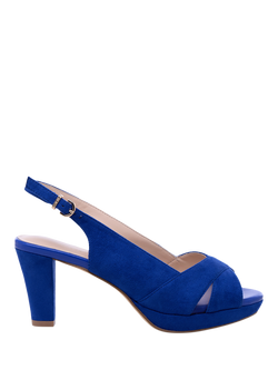 Paradox London Louise Platform Sandals, Royal Blue, Royal Blue