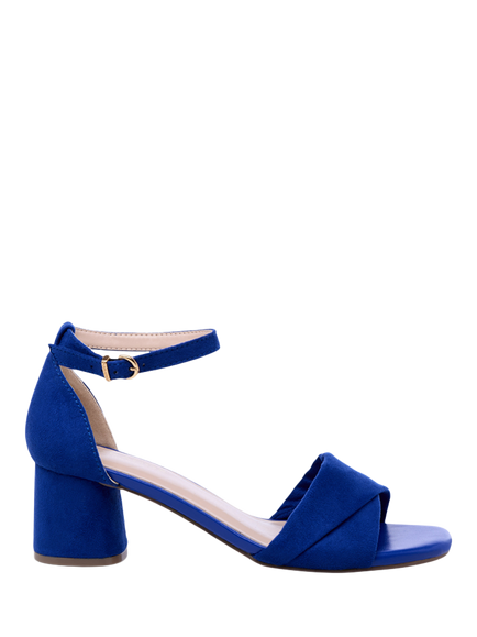 Paradox London Maxine Block Heel Sandals, Royal Blue