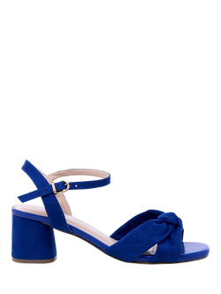 Paradox London Nalani Wide Fit Block Heel Sandals, Royal Blue, Royal Blue